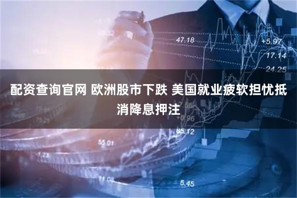 配资查询官网 欧洲股市下跌 美国就业疲软担忧抵消降息押注